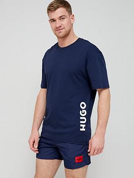 Hugo Relaxed Fit Swim T-Shirt - Navy