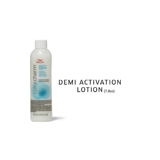 (Activating Lotion (7.8oz) ) Wella Color Charm 5N Light Natural Brown Demi - Permanent Haircolor