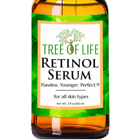 Retinol Serum for Face and Skin, DOUBLE SIZE (2oz) Anti Aging Serum, Clinical Strength