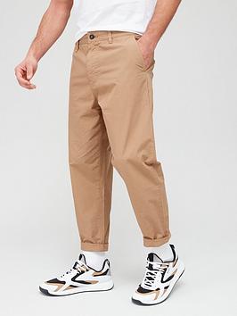Boss Statum Relaxed Fit Trouser - Beige
