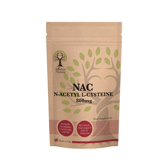 (60 Capsules) Pure NAC N-ACETYL L-CYSTEINE 1600mg per serving High Strength Amino Acid Nac Supplement Antioxidant, Supports Brain 800mg Vegan Capsules