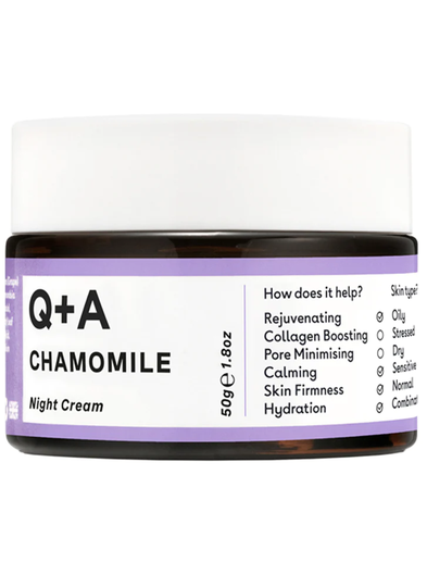 Q+A Chamomile Night Cream 50g