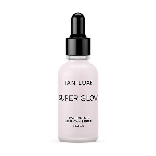 Tan Luxe SUPER GLOW Self Tan Serum, (30 ml) Daily Gradual Fake Tanning Skincare, Cruelty Free & Vegan