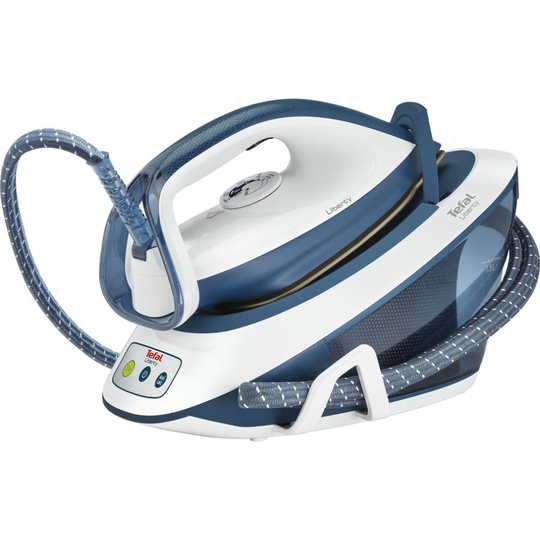 TEFAL Liberty SV7030 Steam Generator Iron - Blue & White, Blue