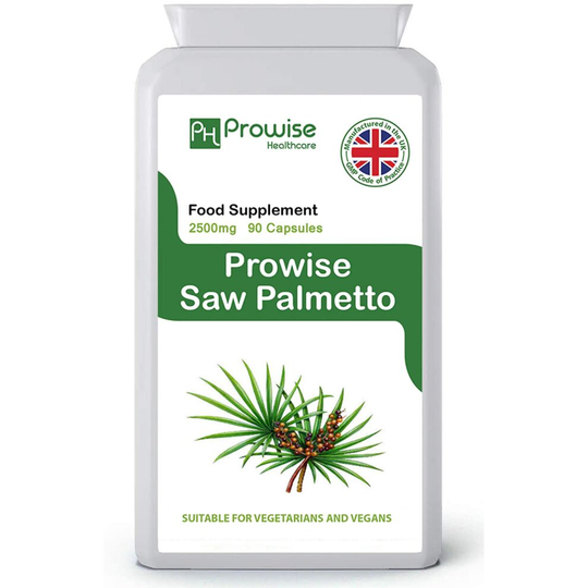Saw Palmetto Extract 90 Capsules 2500mg UK Made
