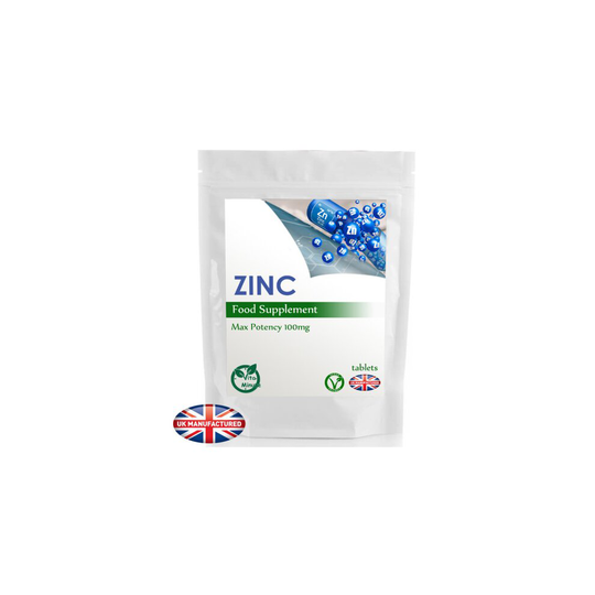 Zinc Citrate Max 100mg (90 Tablets) Fertility, Reproduction function