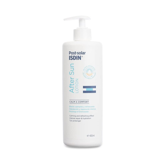 Post-solar ISDIN After Sun Lotion 400ml | Calming and cooling effect | Intense hydration and repair
