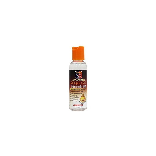 Salon Pro 30 Sec Moroccan Argan Oil Weave Wonder Wrap Clear 2 Ounce