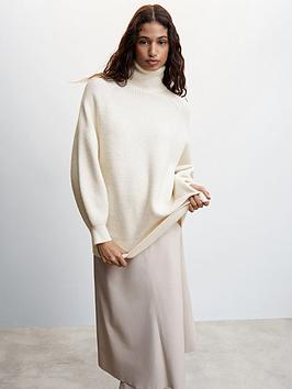 Mango Turtle Neck Jumper- Cream