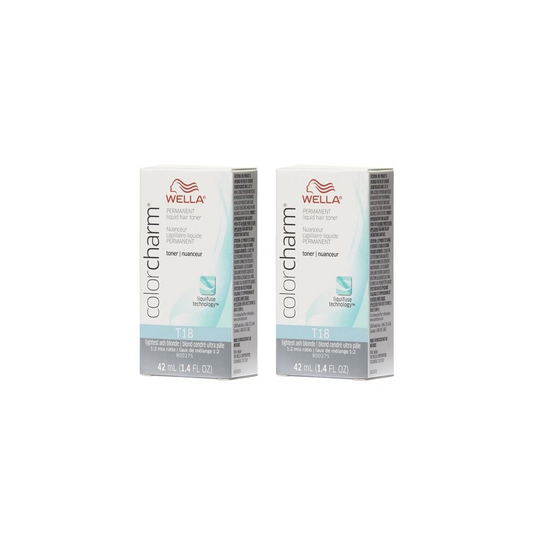 (T18 - (2pks)) Wella T18 Lightest Ash Blonde (BUY 2 GET 1 FREE)