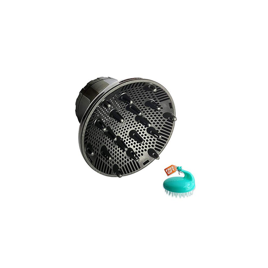 Universal Hair Diffuser, Hair Dryer Diffuser Attachment for Curly and Natural Wavy Hair, Professional Blow Dryer Diffuser, Adjustable from 1.4 Inch to