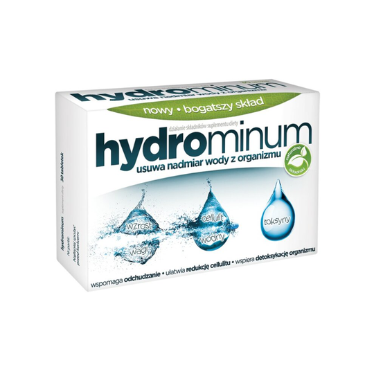 HYDROMINUM Utrata Wagi Nadmiar wody Weight Cellulite 30 tab Be Slim Aquaminum