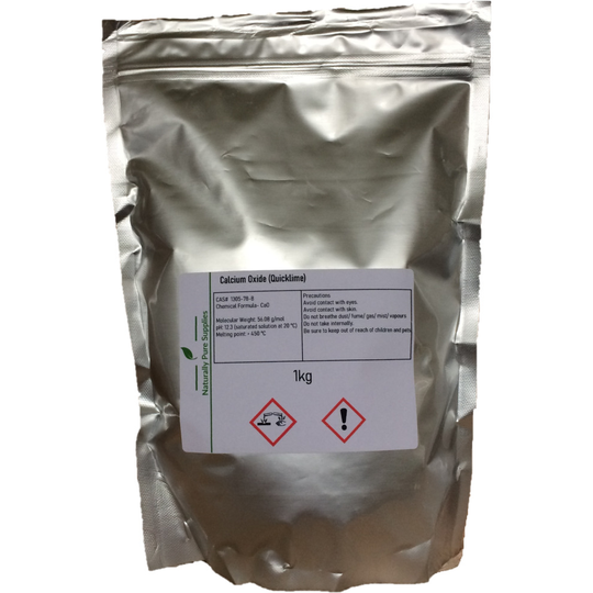 Calcium Oxide (Quicklime) Fine Powder- 1kg