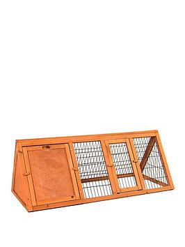 Triangle Wooden Pet Hutch, Large