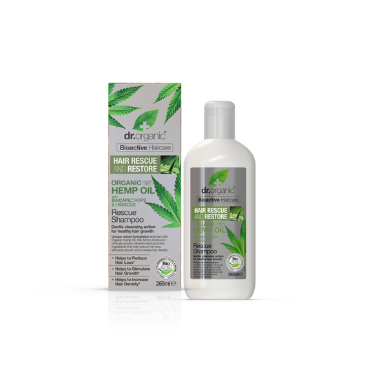 Dr Organic Hemp Oil Rescue Shampoo, 265ml