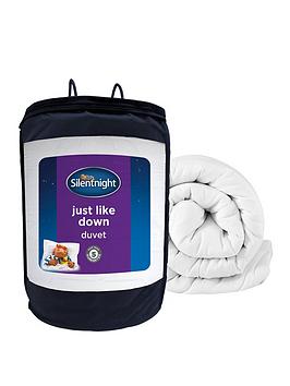 Silentnight Just Like Down Duvet - 13.5 Tog - White