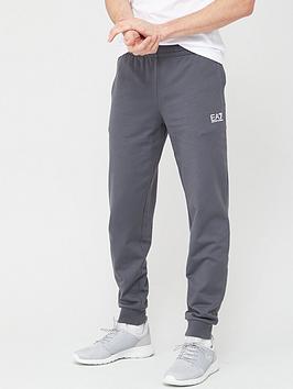 EA7 Emporio Armani Core ID Logo Joggers - Iron Gate Grey, Iron Gate Grey, Size M, Men