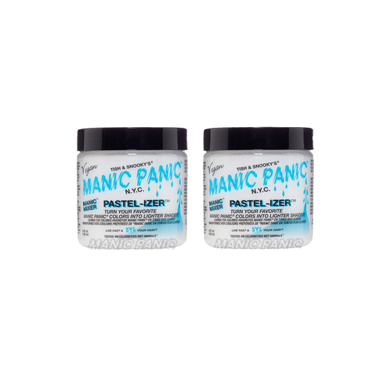 (Twin Pack) Manic Panic - Pastel-Izer/ Mixer Creme- Vegan & Cruelty Free, Softens Tones Of The Hair Dye Colour For A Lighter, More Delicate Shade