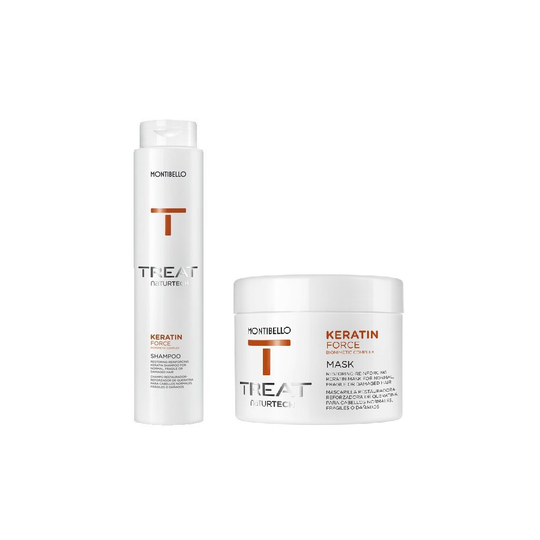 Montibello Naturtech Keratin Force Shampoo 300ml and Mask 500ml