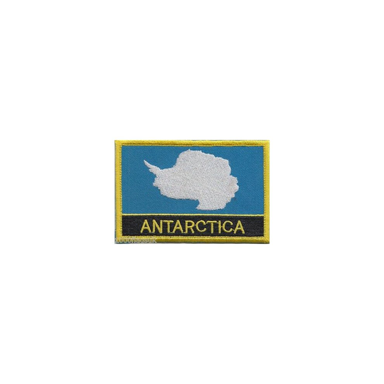 Antarctica Flag South Pole Embroidered Patch - Sew or Iron on