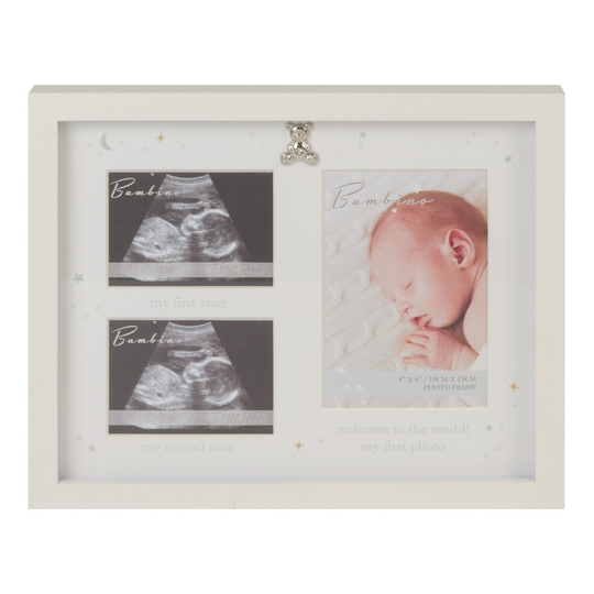 Bambino Baby Scan Collage Photo Frame First Photo & First/Second Scans
