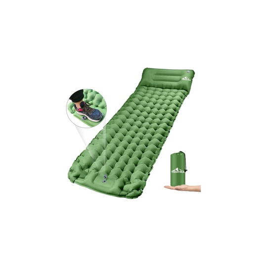TENTRA Ultralight Self Inflating Camping Mat â Extra Thick Waterproof Sleeping Mat For Outdoor Hiking, Backpacking - Camping Air Bed - Camping