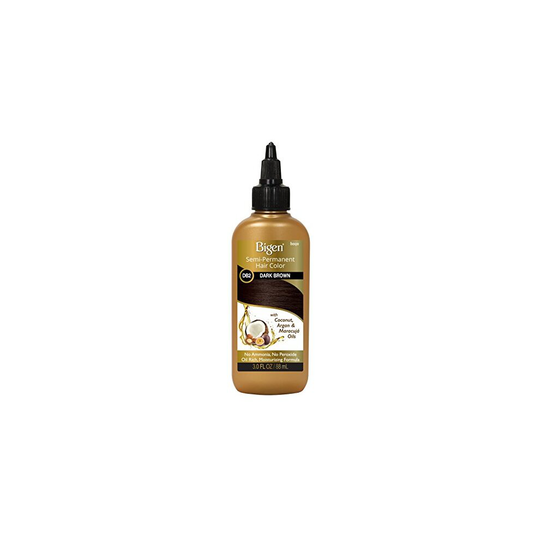 Bigen Semi Permanent Hair Color, Darkest Brown, 3.0 Ounce