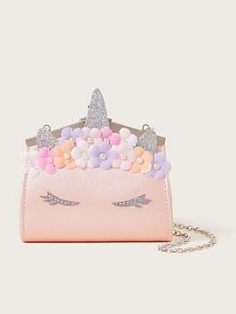 Monsoon Girls Gardenia Unicorn Frame Bag - Pink