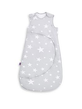 Snuz Snuzpouch Sleeping Bag, 2.5 Tog - White Star, 0-6M
