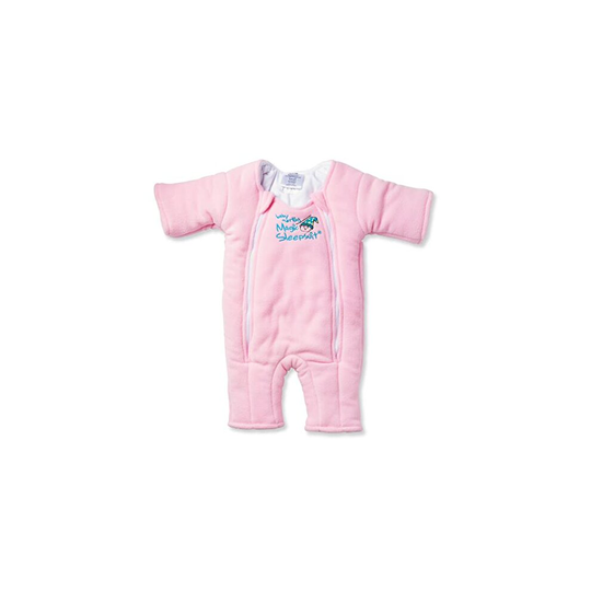 Baby Merlins Magic Sleepsuit - Swaddle Transition Product - Microfleece - Pink - 3-6 Months