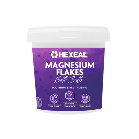 MAGNESIUM FLAKES | 1KG BUCKET | 100% Pure | Bath | Magnesium Chloride