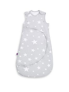 Snuz Snuzpouch Sleeping Bag, 1.0 Tog - White Star, 0-6M