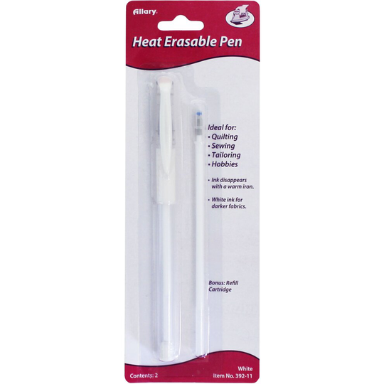 Allary Heat Erasable Pen-White -392A-11