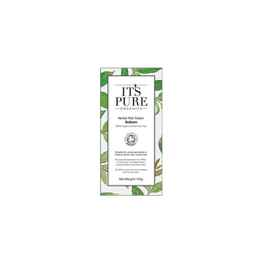 It'S Pure Organic Herbal Hair Colour Auburn 110g