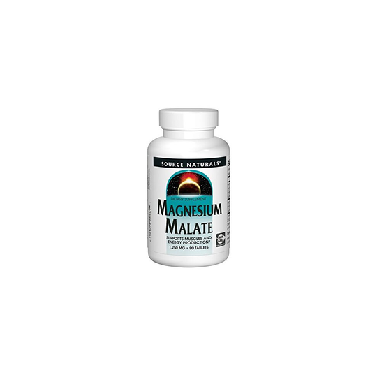 Source Naturals, Magnesium Malate, 1250mg x 90Tabs