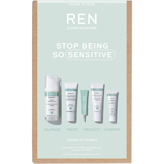 REN Clean Skincare Stop Being So Sensitive Evercalm Kit, Green