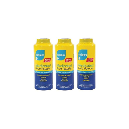 3 x Medipure Body Powder