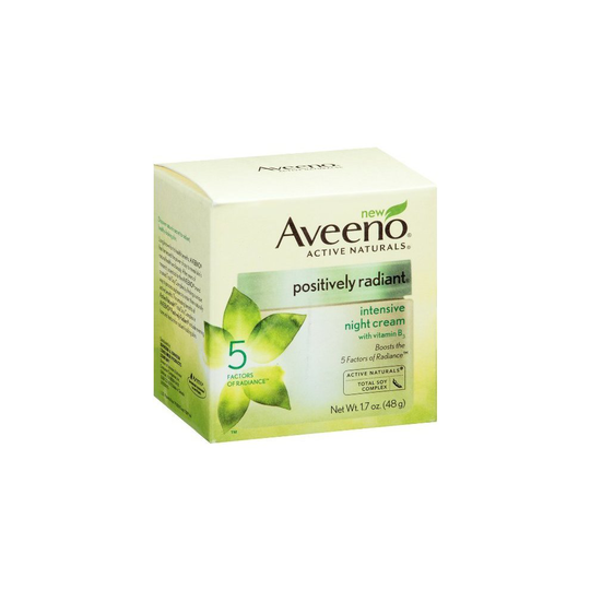 Aveeno Positively Radiant Intensive Night Cream, 1.7 Ounce