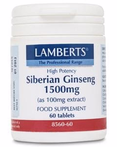 Lamberts Siberian Ginseng, 1500mg, 60Tabs