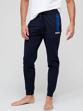 BOSS Bodywear Authentic Lounge Pants - Dark Blue , Dark Blue, Size S, Men