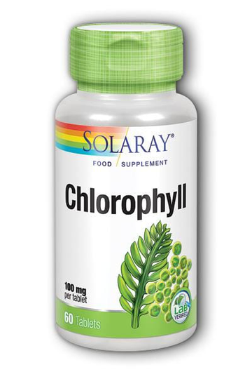 Solaray Chlorophyll 100mg, 60 Tablets