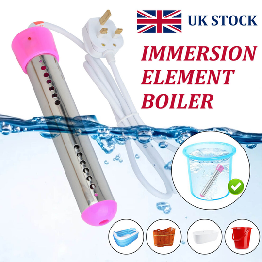 1500W Water Heating Tubs Immersion Water Heater Rod Element UK
