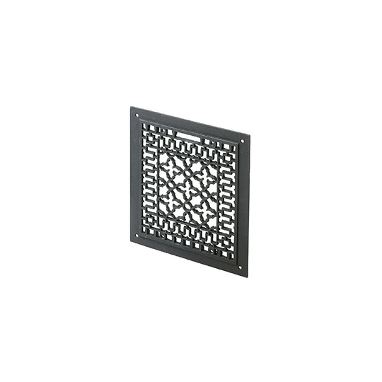 Minuteman International Cast Iron Floor Grate Grille, Black
