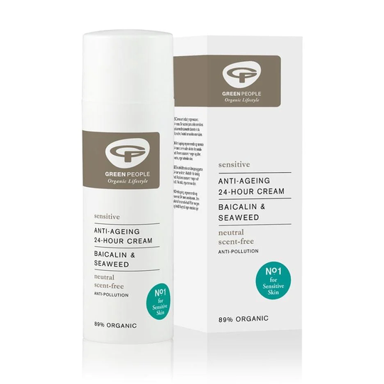 Green People Scent Free Anti-Ageing 24 Hour Cream, 50ml