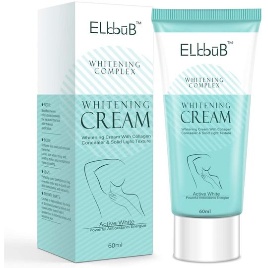Intimate Skin Lightening Cream for Body, Bikini and Sensitive Areas - Skin Whitening Cream Contains Hydrolyzed collagen, Glycerol, Nano Titanium