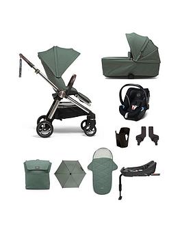 Mamas & Papas Strada Complete 9 Piece Travel System With Aton 5 Car Seat - Ivy