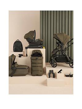 Silver Cross Wave Single to Double Travel System, Ultimate Pack incl. Car Seat - Cedar, One Colour