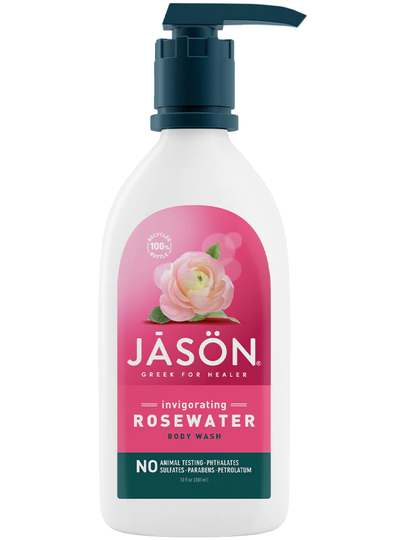 Jason Natural Invigorating Rosewater Body Wash 887ml