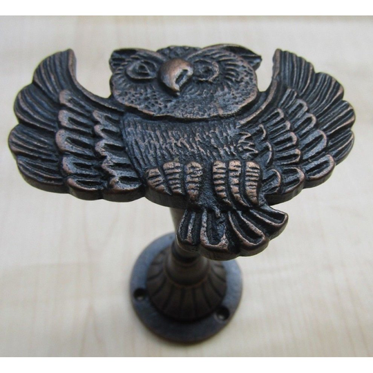 Owl Curtain hold back Antique Copper