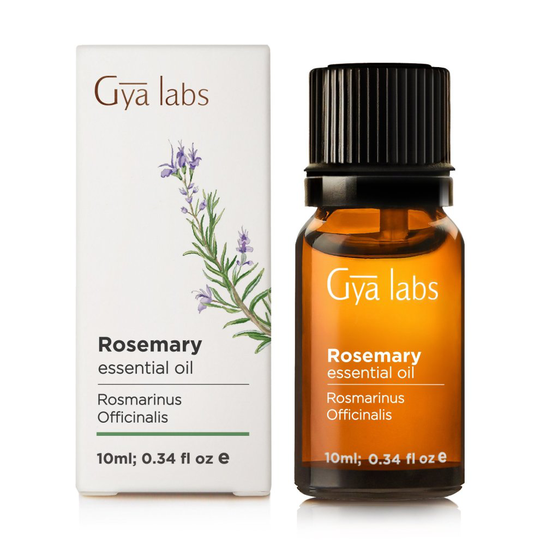 Rosemary Essential Oil 10 ml - 100% Pure, Undiluted, Natural & Therapeutic Grade for Aromatherapy, Skin and Relaxation - Gya Labs